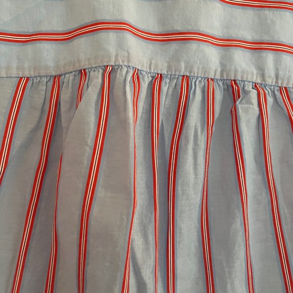 Madewell Striped Button Down Short Sleeve Shirt - XS - Picture 5 of 9